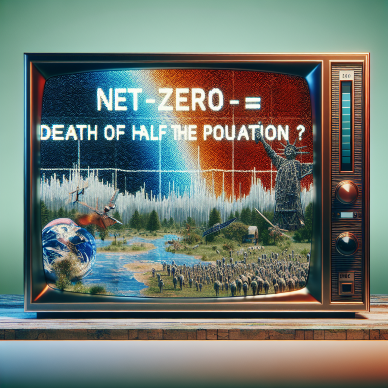 Is GB News promoting the conspiracy theory that net zero will lead to the death of half the population?