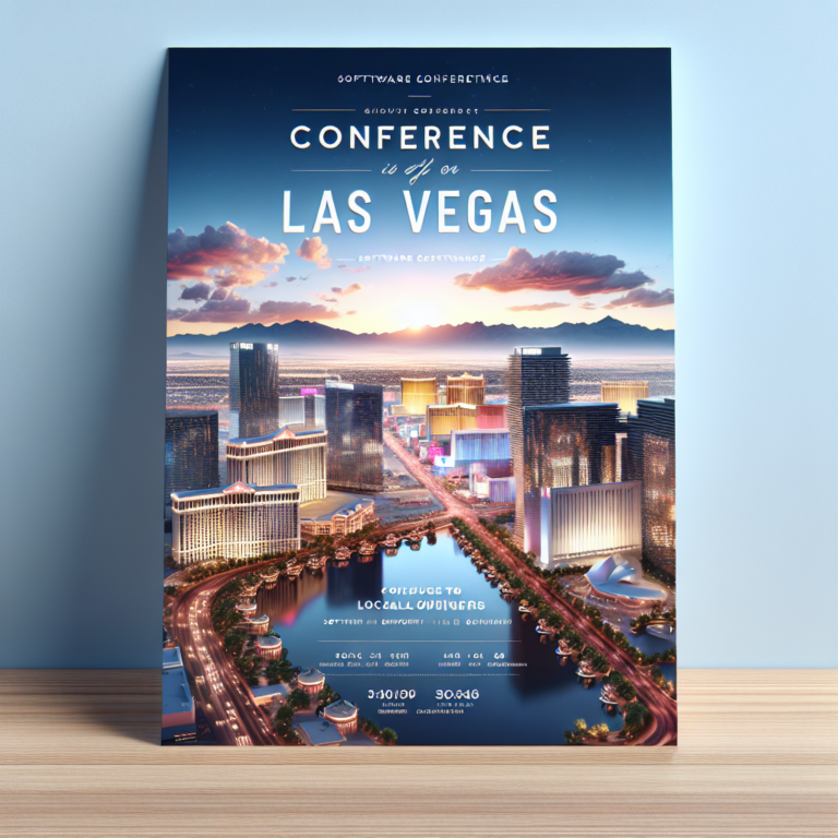 Exclusive Invitation for Local Business Owner to Attend Prestigious Software Conference in Las Vegas!