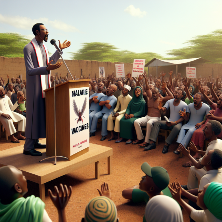 Nigerian Pastor Sparks Controversy with Malaria Vaccine Conspiracy Theories