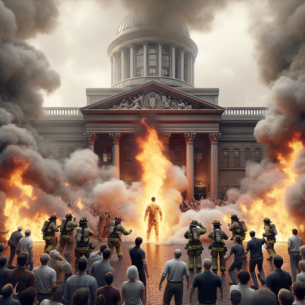 Man Sets Himself on Fire in Protest Outside Trump Trial