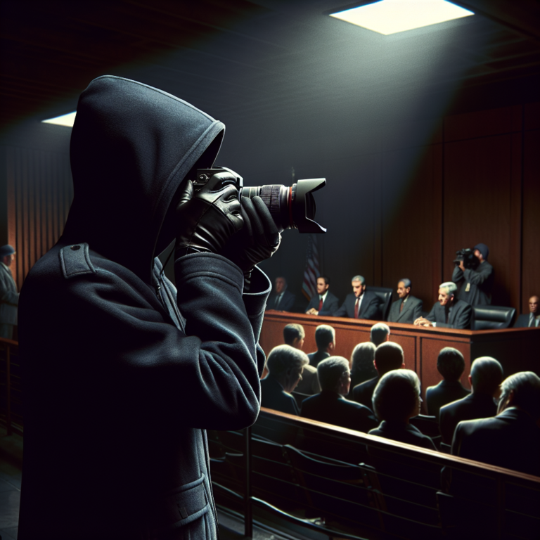 Shocking Photos Reveal Conspiracy Theorist’s Surveillance of Trump’s Trial