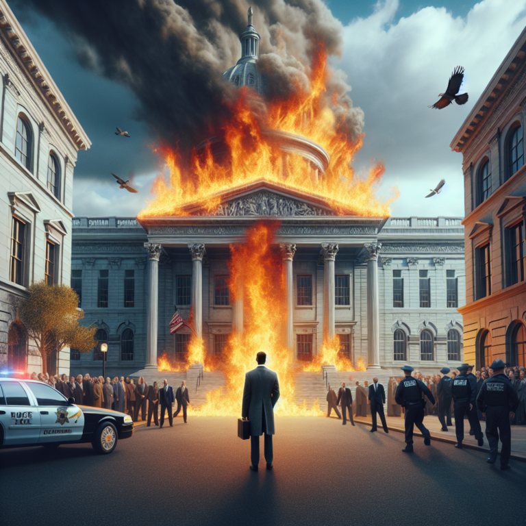 Unveiling the Mystery: The US ‘Conspiracy Theorist’ Who Shocked the Nation by Setting Himself on Fire Outside Donald Trump’s Trial
