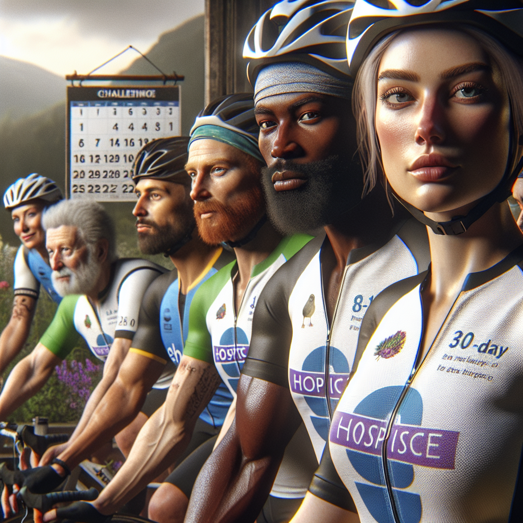 “Join the Challenge: Ride 30 Times in 30 Days to Support Les Bourgs Hospice!”
