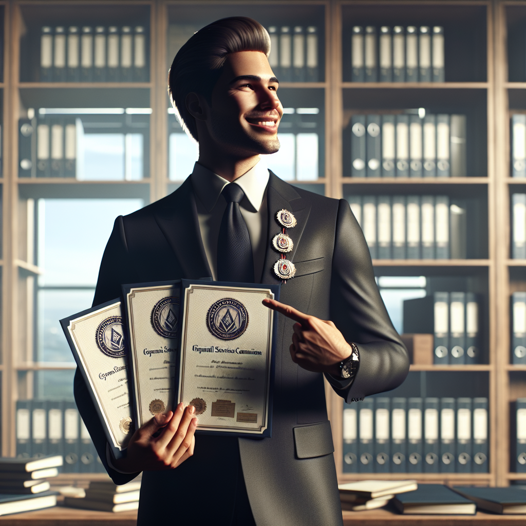 “Breaking News: Jersey Financial Services Commission Supervisor Sets New Record with Certificate Achievements!”