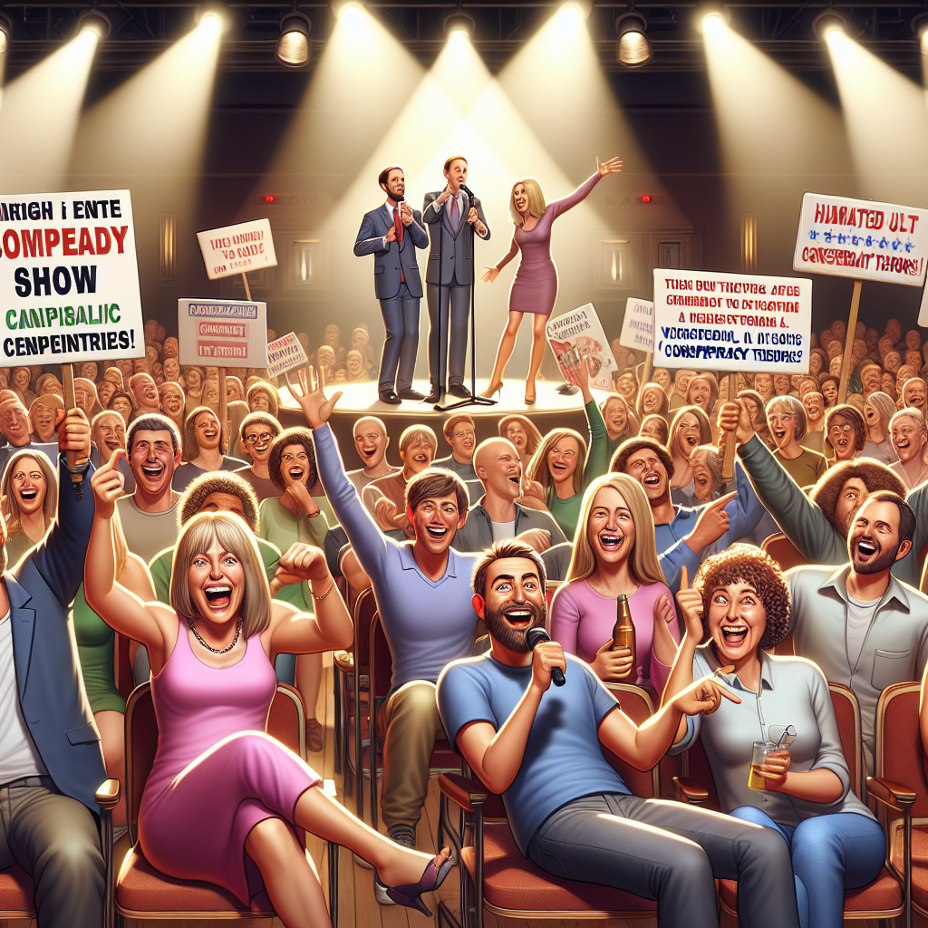 “Fans Rally for Joanne McNally and Alan Carr’s Hilarious Take on Conspiracy Theories!”