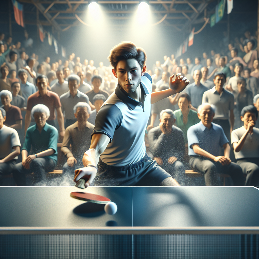 “Rising Young Talent Shines Bright in Jersey Table Tennis Scene”