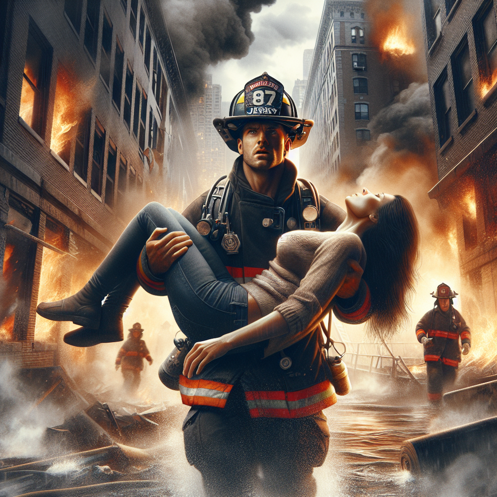 Dramatic Rescue: Individual saved from fire at Jersey apartment