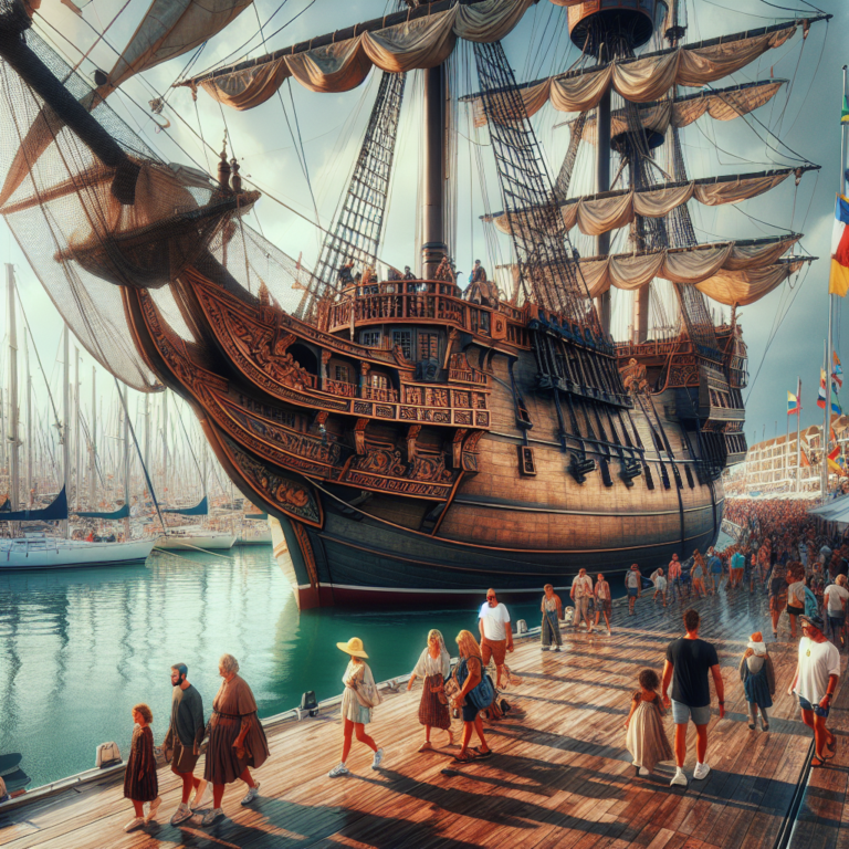 Experience the Majesty of El Galeon at the Jersey Boat Show 2024