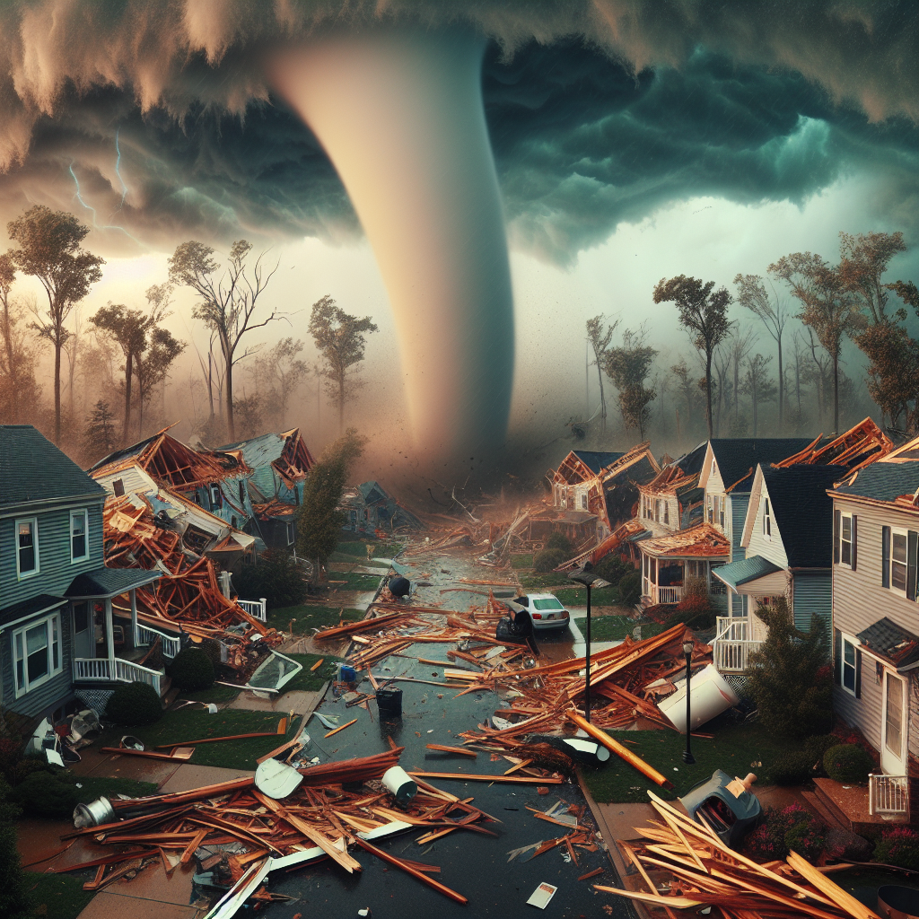 🌪️ Incredible Video: Tornado’s Destructive Path in Jersey During Storm Ciarán 🌪️