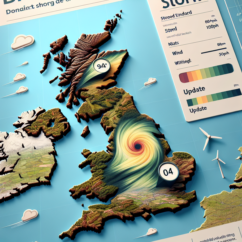 Stay Safe: Get Live Updates on Storm Ciaran with 104mph Winds in the UK
