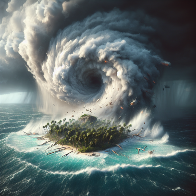 Unleashing Chaos: Island Ravaged by 100mph Hurricane-Force Winds and Tornado from Storm Ciarán