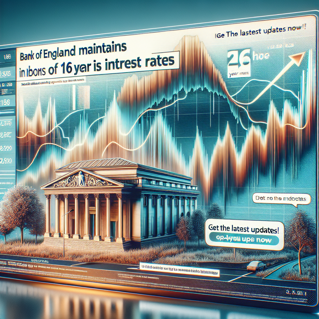 “Breaking: Bank of England to Maintain 16-Year High Interest Rates – Get the Latest Updates Now!”