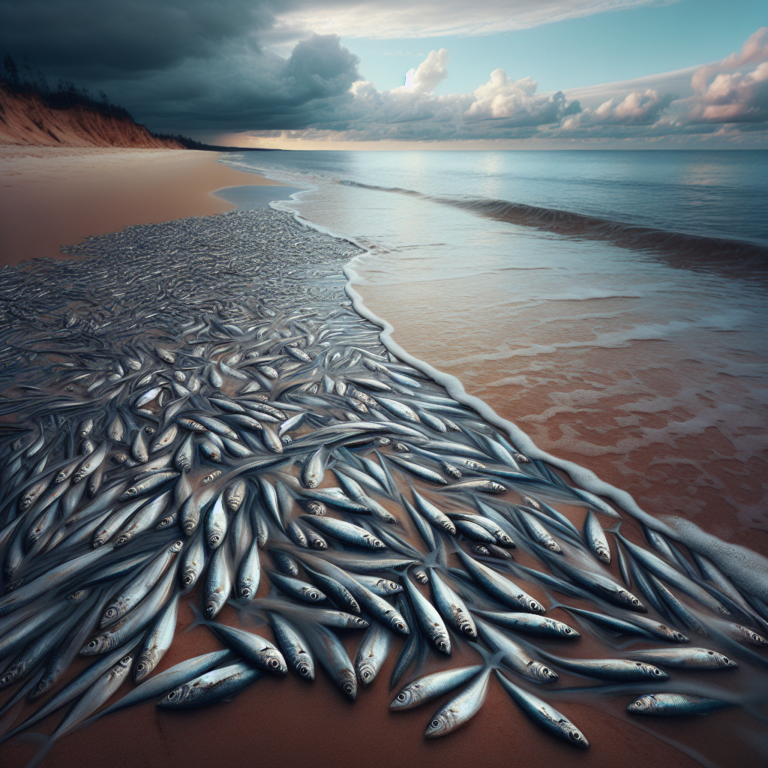 Mysterious Discovery of Thousands of Dead Sandeels on St Ouen’s Beach in Jersey