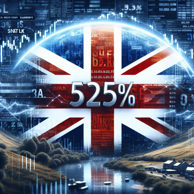 “Breaking: UK Holds Interest Rates Steady at 16-Year High of 5.25%”