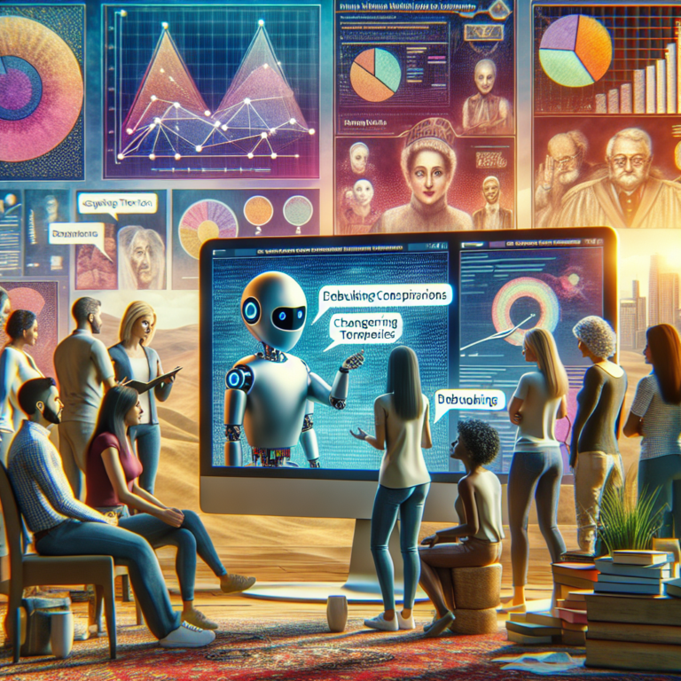 “Discover how AI chatbots are changing minds and debunking conspiracy theories”