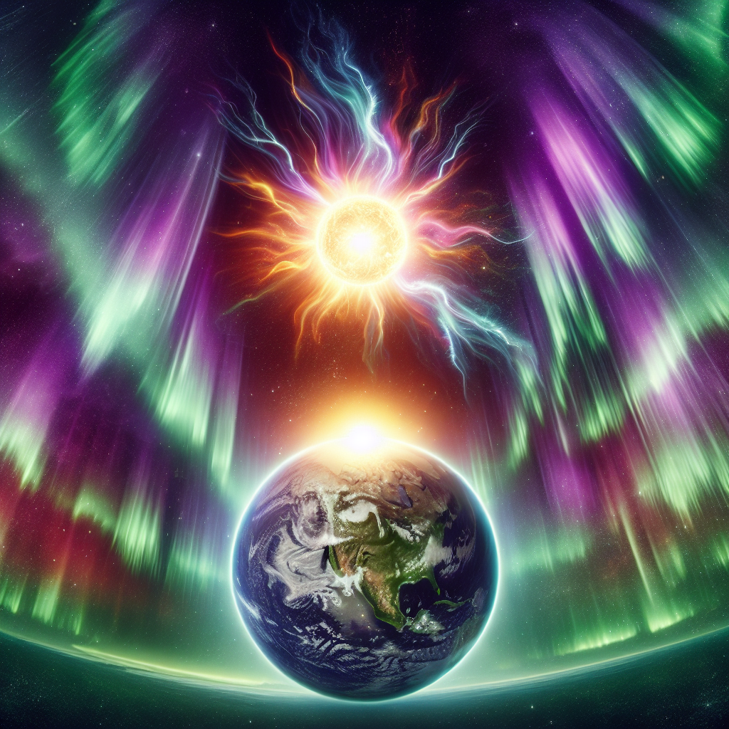 “Experience the Spectacular Northern Lights as Solar Storm Engulfs Earth”