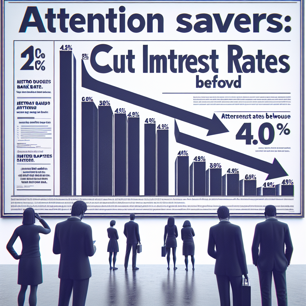 “Attention Savers: Metro Bank to Cut Interest Rates Below 4%, Impacting Customers”