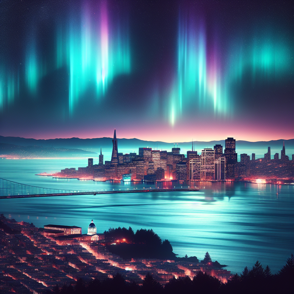 Experience the Magical Glow of Northern Lights in the San Francisco Bay Area