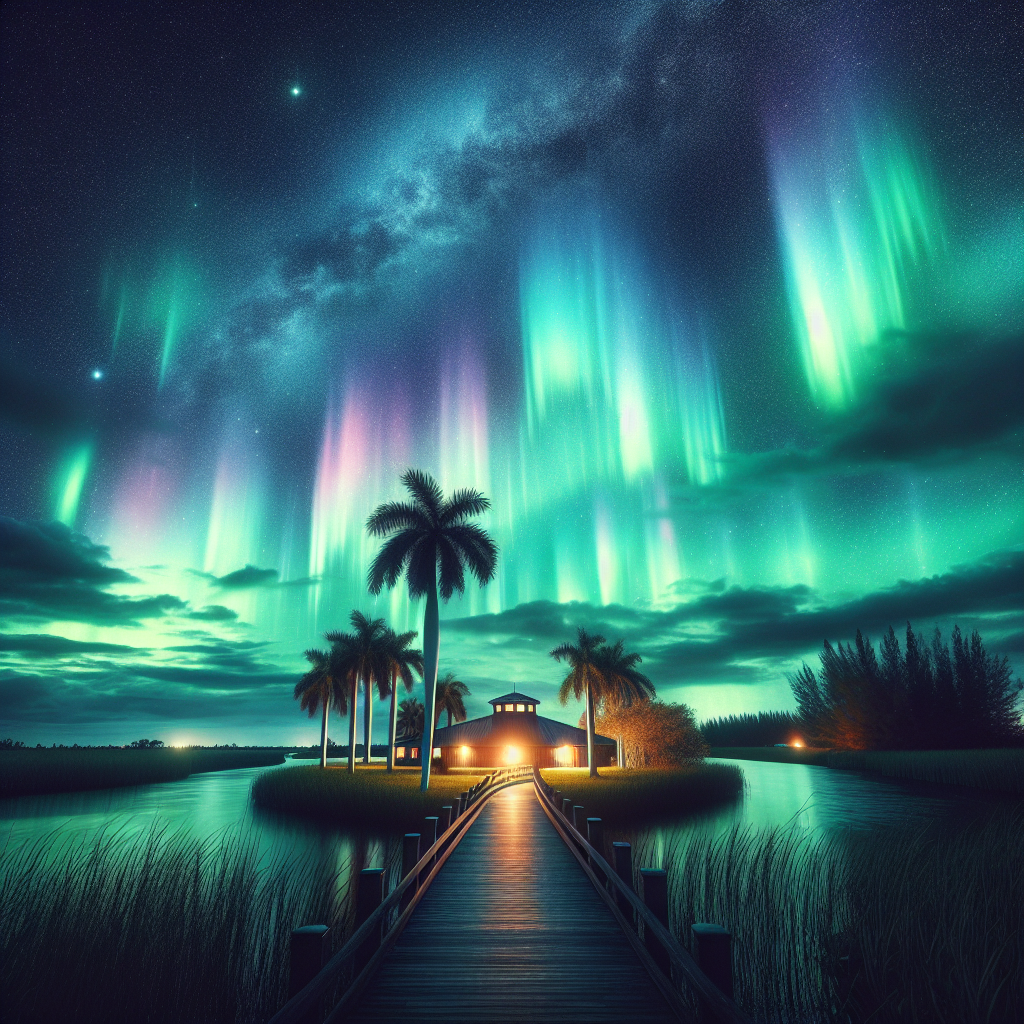 “Discover the Exciting Possibility of Witnessing the Northern Lights in Florida Once More!”