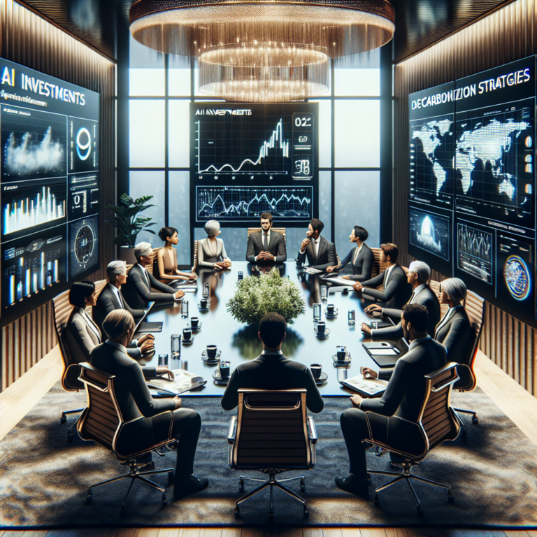 Forward-Thinking CEOs Focus on AI Investments and Decarbonization Strategies