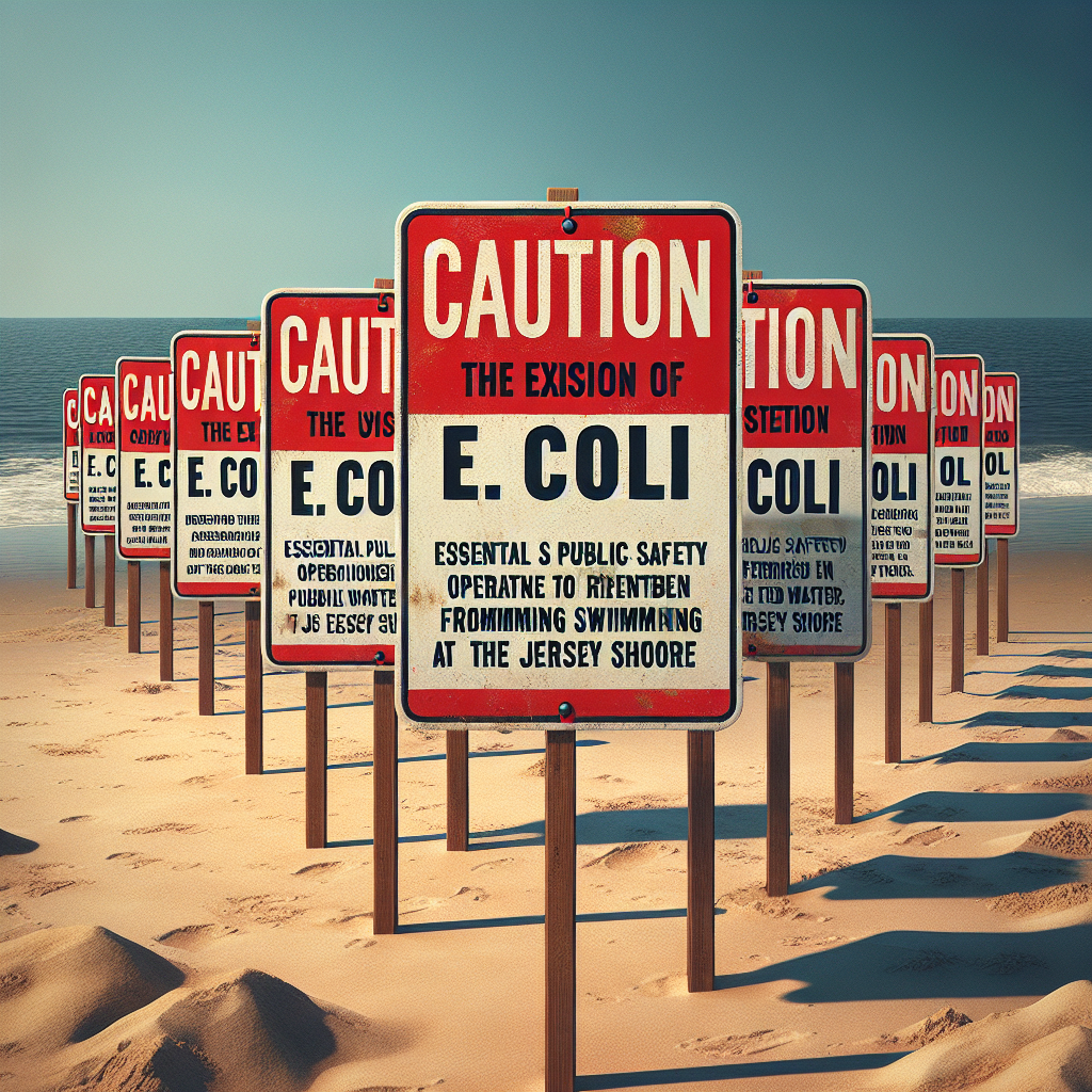 “Warning Signs Installed Following E. coli Outbreak at Jersey Shore”