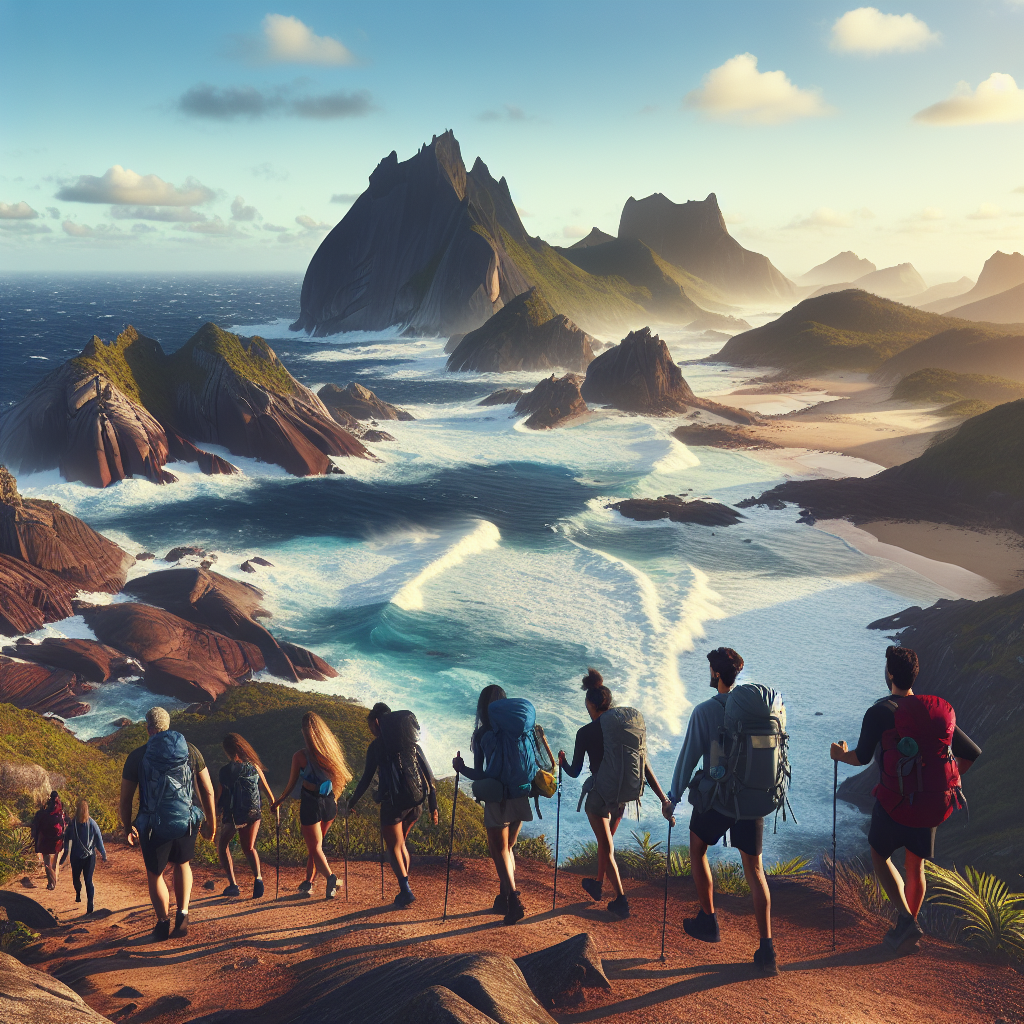 “Adventurous Trekkers Take on Minquiers in Epic Challenge!”