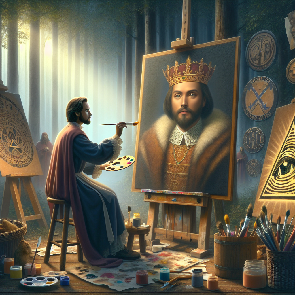 Unveiling the Truth: Artist behind King Charles portrait addresses outlandish conspiracy theories