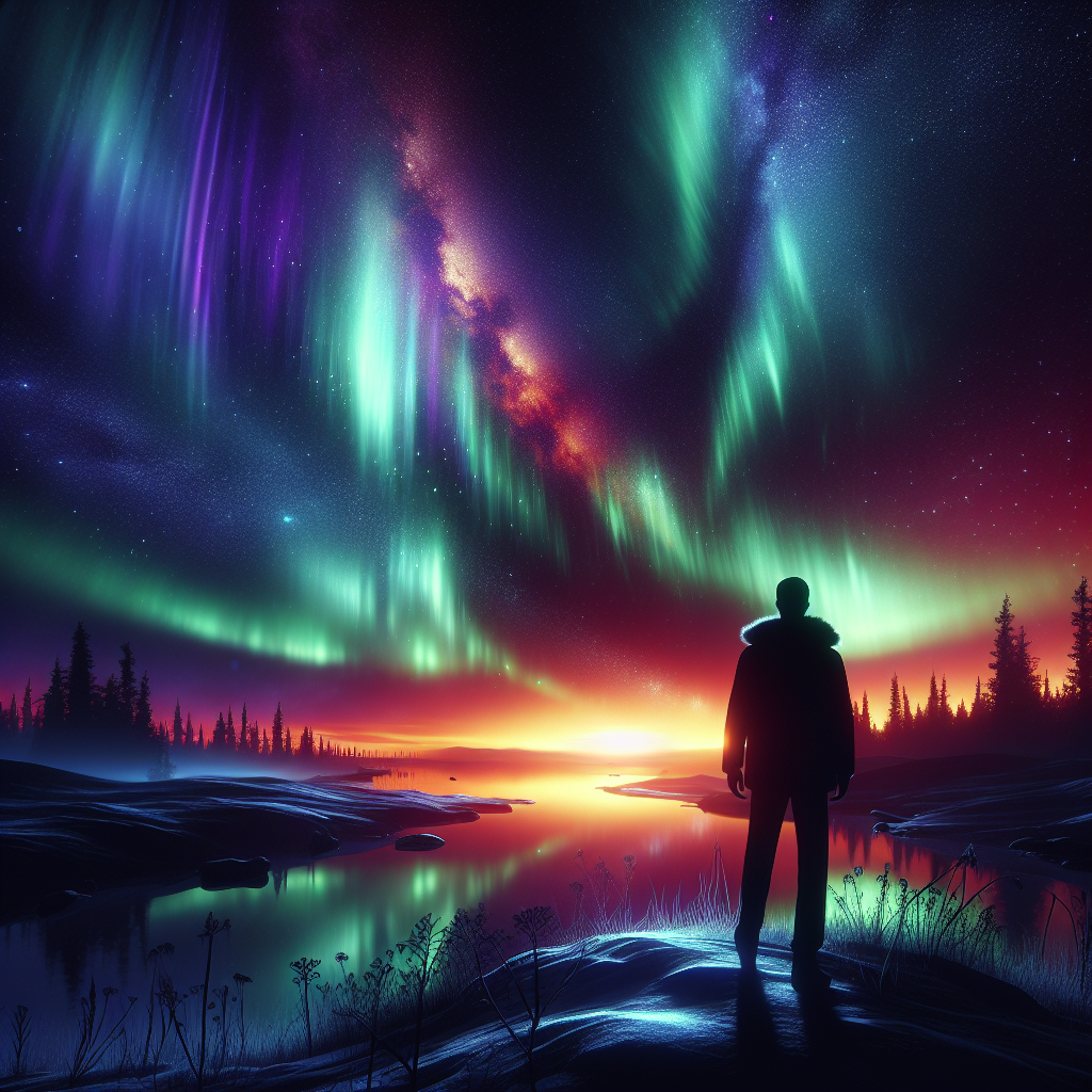 “Shocking Theory: US Government Accused of Orchestrating Northern Lights Phenomenon”