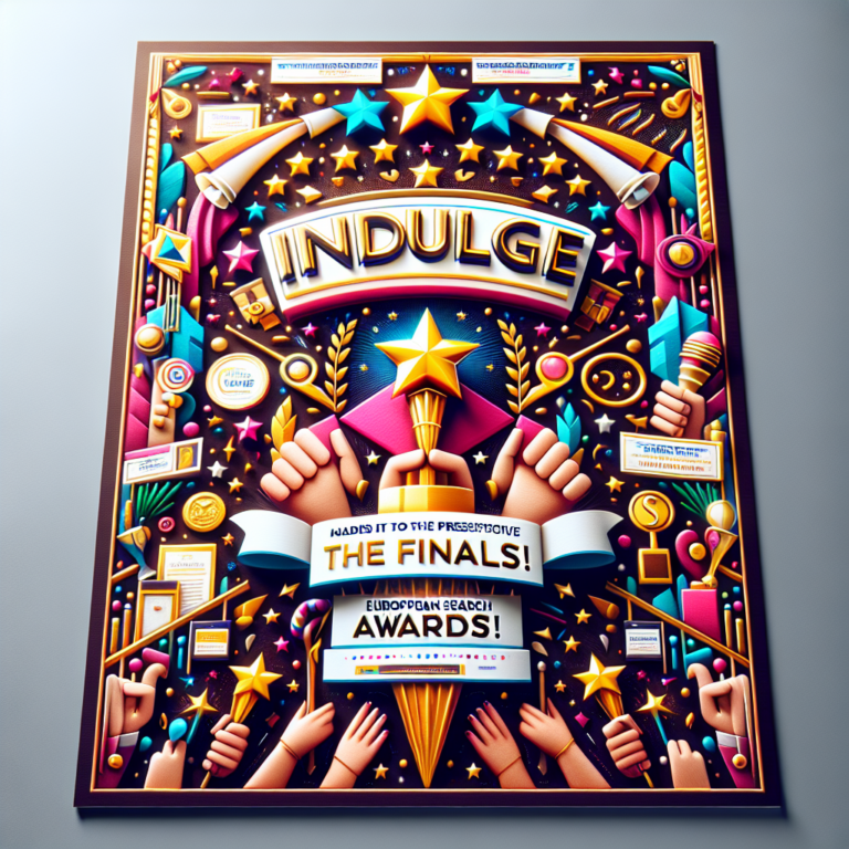 Indulge Makes it to the Finals of the Prestigious European Search Awards!