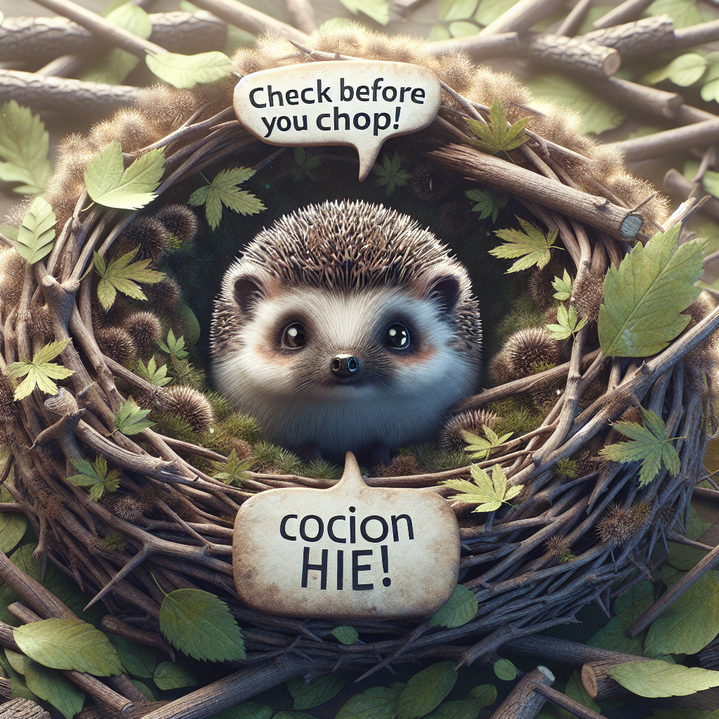 “Urgent Plea from Jersey Hedgehog Charity: Check Before You Chop!”