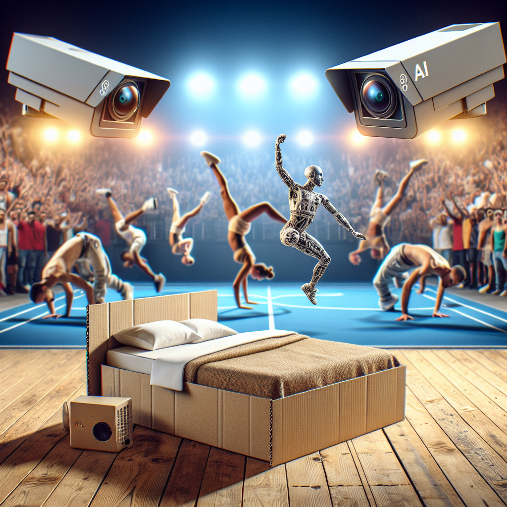 “Unveiling the Unique Features of the Unconventional Olympics: Cardboard Beds, AI Cameras, and Breakdancing!”