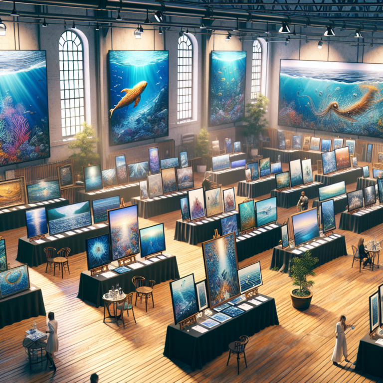 “Support RNLI Jersey by Bidding on Stunning Sea-Inspired Art at Auction”