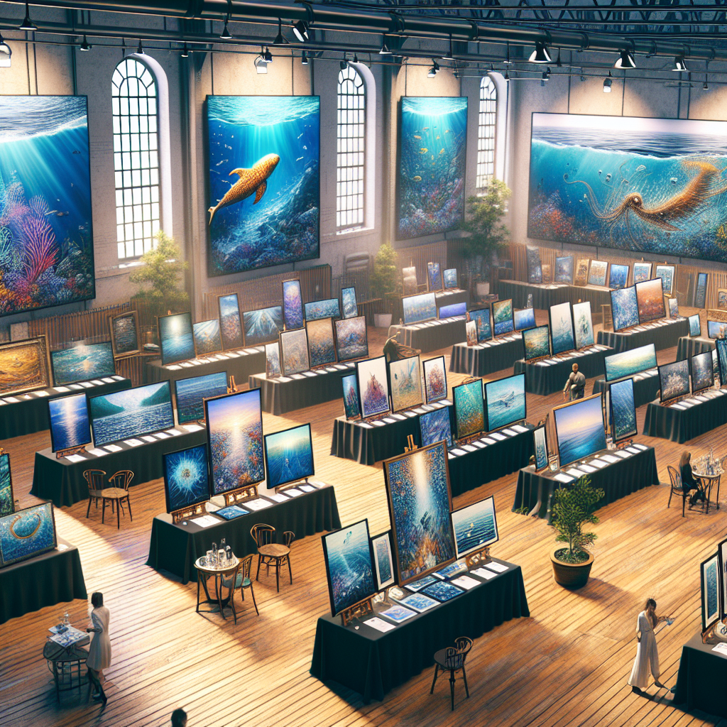 “Support RNLI Jersey by Bidding on Stunning Sea-Inspired Art at Auction”