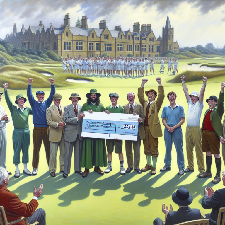 “Kind-hearted Golfers Raise Impressive £20,000 for Jersey Cheshire Home”
