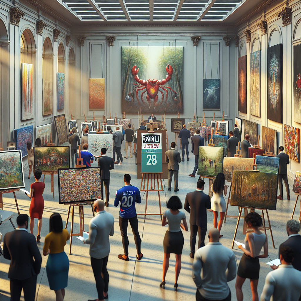 “Charity Art Auction Raises Funds for RNLI Jersey”