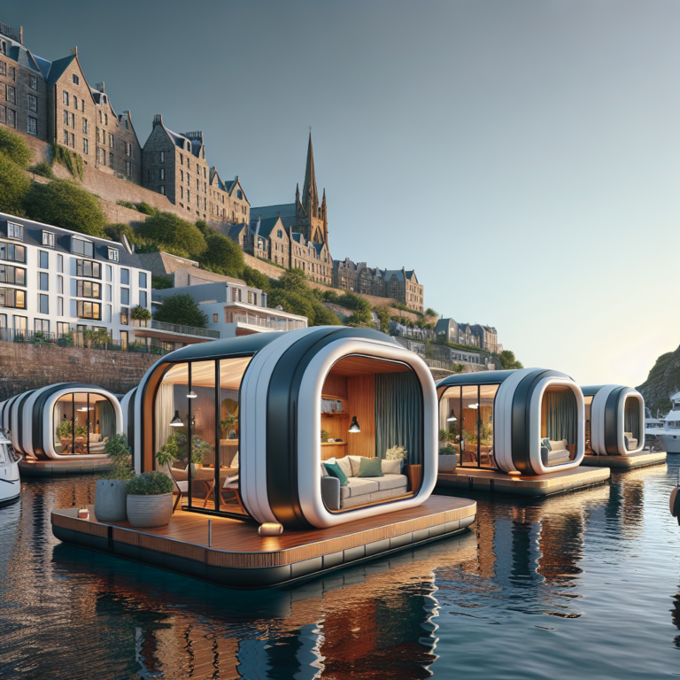 “Experience Luxury: British Firm to Construct Floating Holiday Pods in St Helier Harbour”
