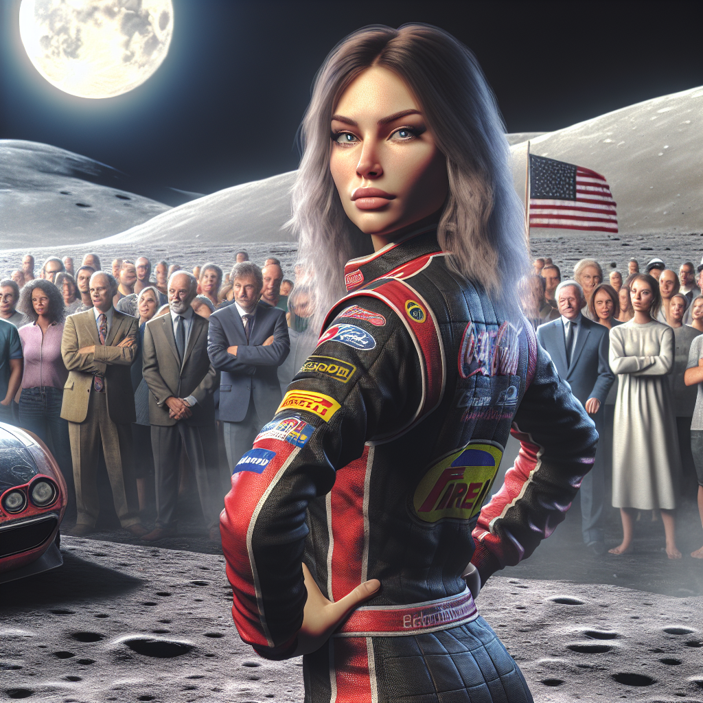 “Danica Patrick Sparks Controversy with Moon Landing Conspiracy Theory: Defiant in Face of Critics”