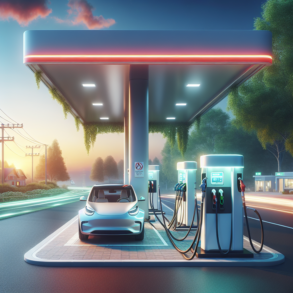 “Revolutionary Move: Jersey Introduces First Vehicle Charging Station at Petrol Forecourt!”