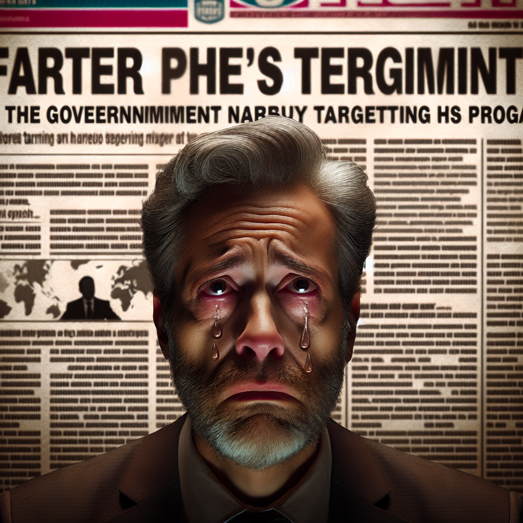 Alex Jones in Tears as He Claims Government is Targeting Infowars Show