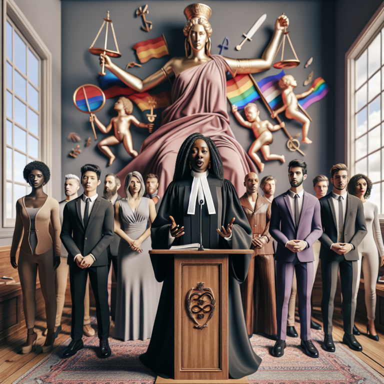 Transgender Judge Condemns Harmful Conspiracy Theories Targeting LGBTQ+ Community
