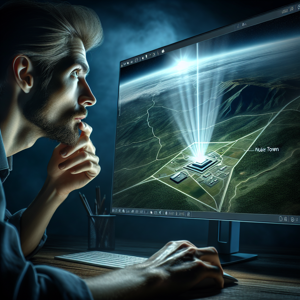 “Exploring the Mystery: Man Discovers ‘Nuke Town’ Near Area 51 on Google Earth!”