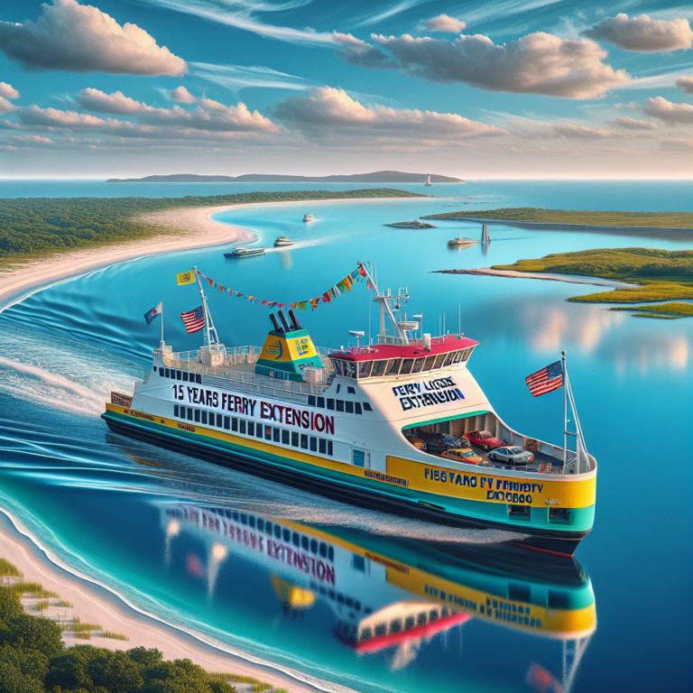 “Exciting News: Jersey Ferry License May Extend to 15 Years!”