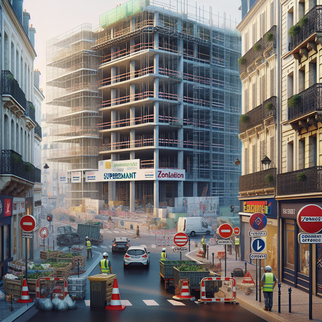 “Delays in French Supermarket Opening Due to Zoning Issues”