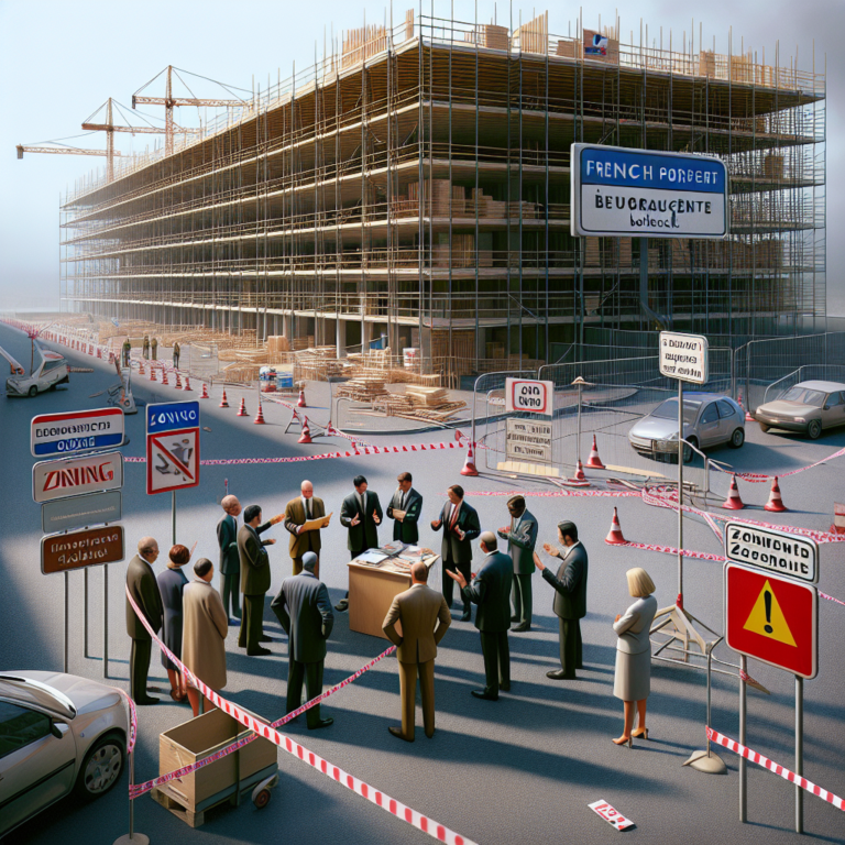 “Delays in French Supermarket Opening Due to Zoning Issues”