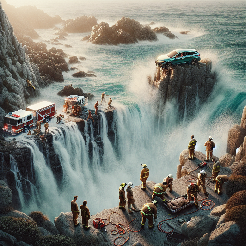 Tragic Accident: Elderly Woman Dies in Corbiere Cliff Car Fall