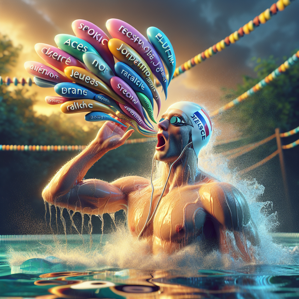 Swimmer from Jersey has stroke and wakes up with French accent