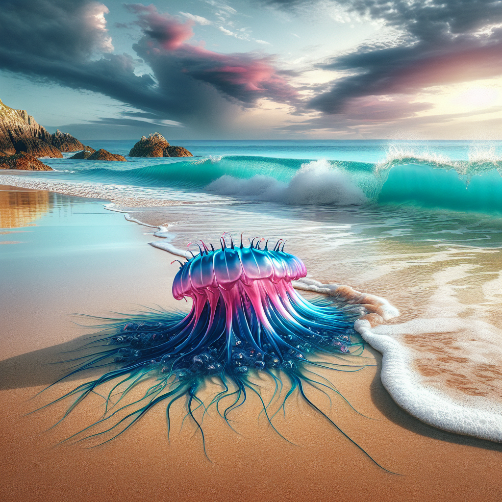 “Rare Sighting of Portuguese Man o’ War on Jersey Shore Sparks Interest”