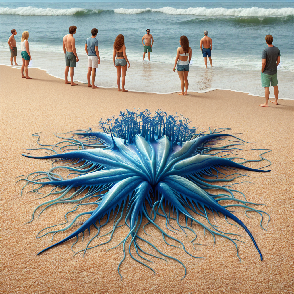 “Rare Sighting of Portuguese Man o’ War on Jersey Shore Sparks Interest”
