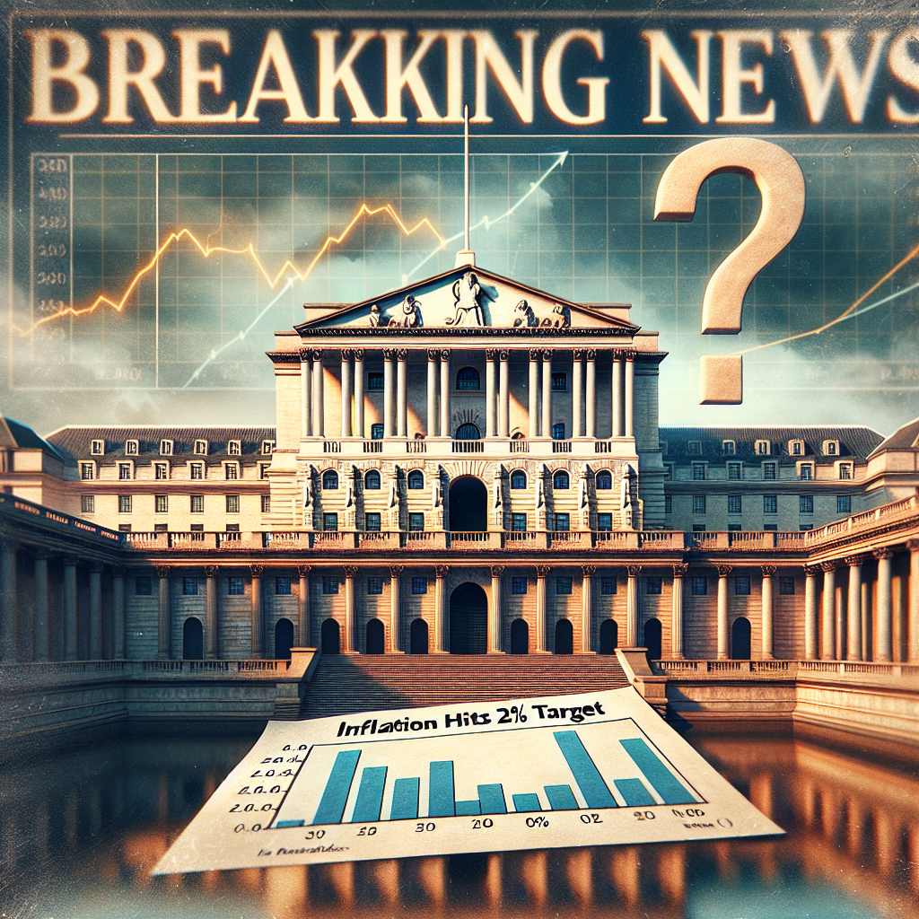 “Breaking News: Inflation Hits Bank of England’s 2% Target – Will Interest Rates Drop?”