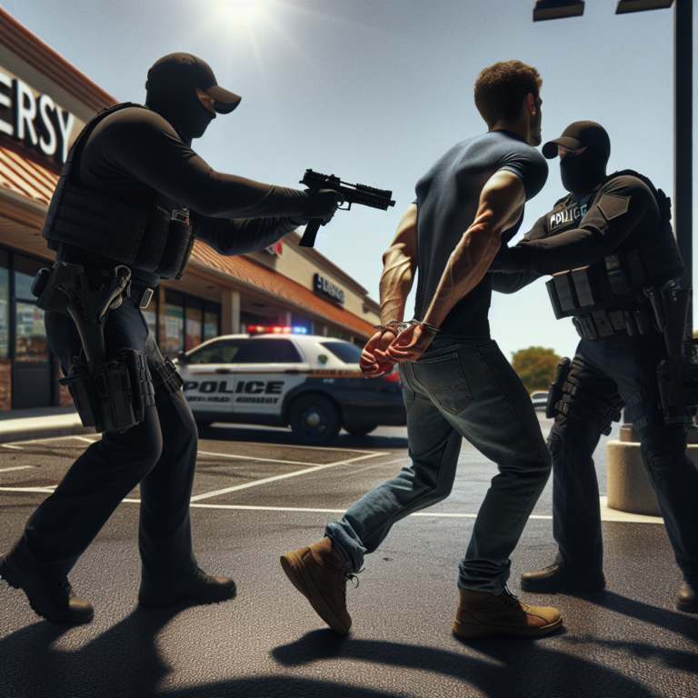 Man Arrested for Brandishing Air Gun at Jersey Shop